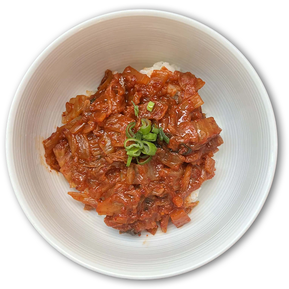 Bol de riz au kimchi sauté